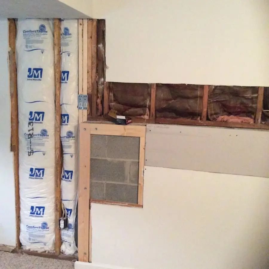 Wall insulation replacement during Odor Removal & Deodorization in Ames